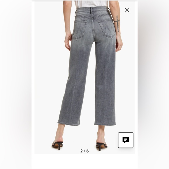 MOTHER The Rambler ankle jean gray Sz 31 - Picture 2 of 9